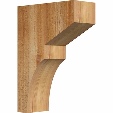 Ekena Millwork Monterey Rough Sawn Corbel, Western Red Cedar, 4"W x 10"D x 14"H COR04X10X14MON00RWR